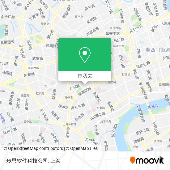 步思软件科技公司地图