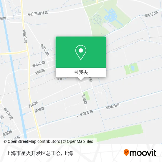 上海市星火开发区总工会地图