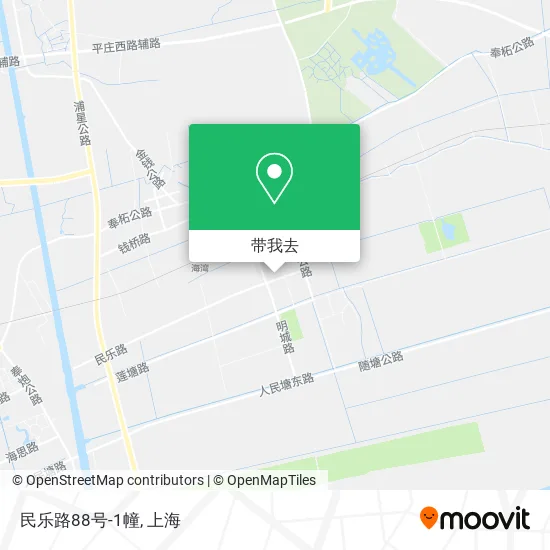 民乐路88号-1幢地图