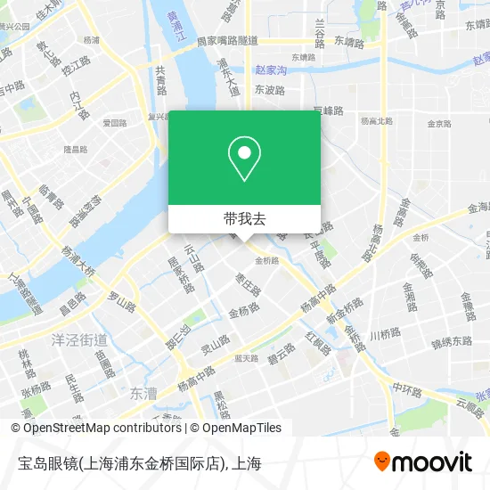 宝岛眼镜(上海浦东金桥国际店)地图