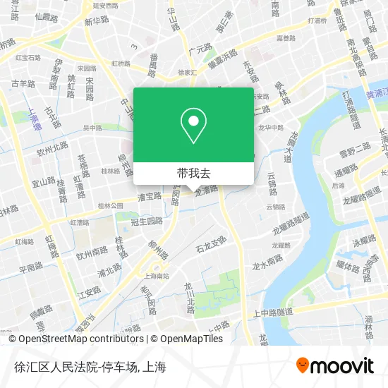徐汇区人民法院-停车场地图