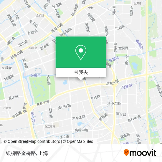 银柳路金桥路地图