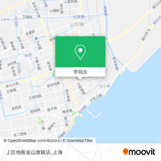 上臣地板金山旗舰店地图