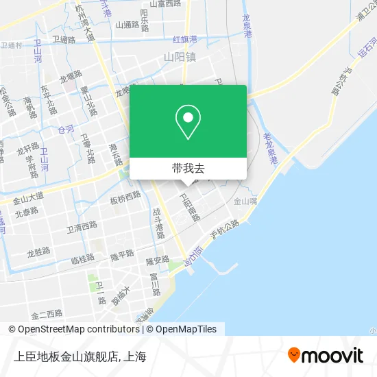 上臣地板金山旗舰店地图