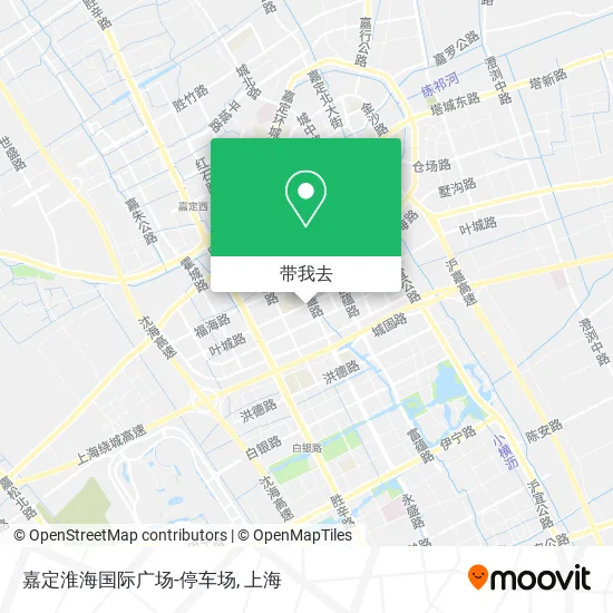 嘉定淮海国际广场-停车场地图