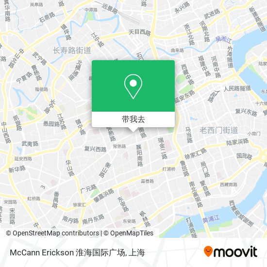 McCann Erickson 淮海国际广场地图