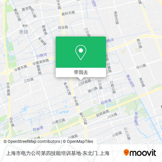 上海市电力公司第四技能培训基地-东北门地图