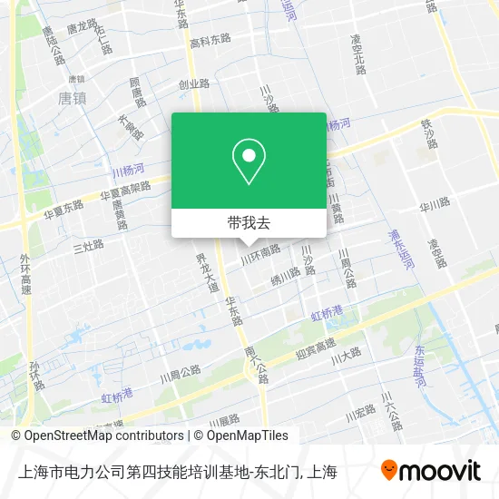 上海市电力公司第四技能培训基地-东北门地图
