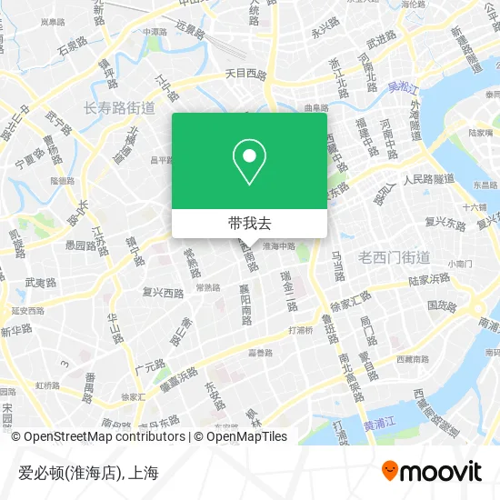 爱必顿(淮海店)地图