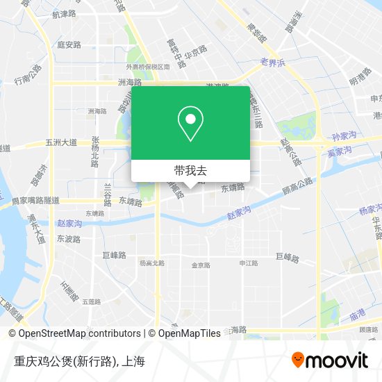 重庆鸡公煲(新行路)地图