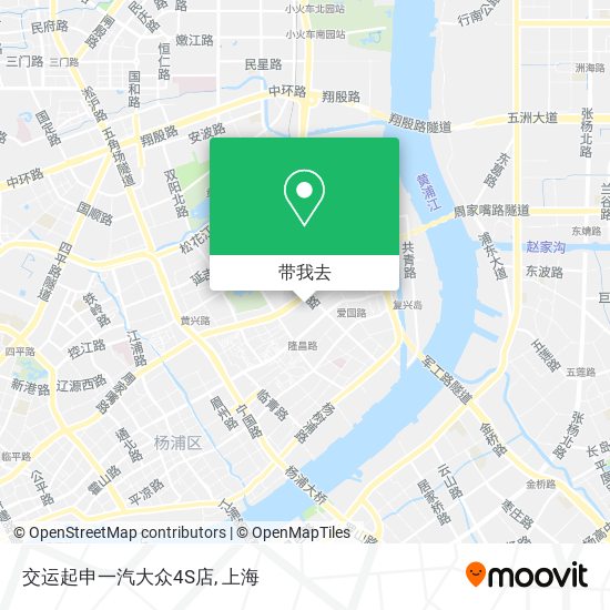 交运起申一汽大众4S店地图