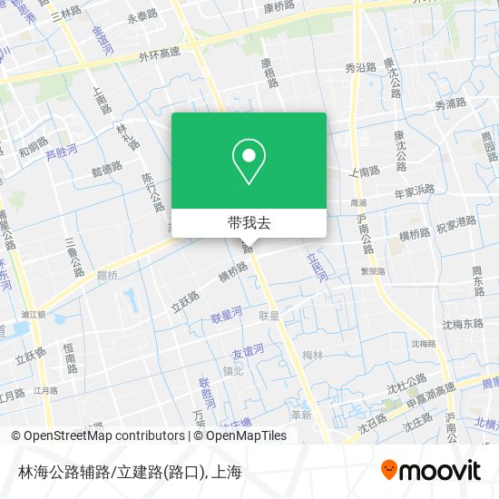 林海公路辅路/立建路(路口)地图
