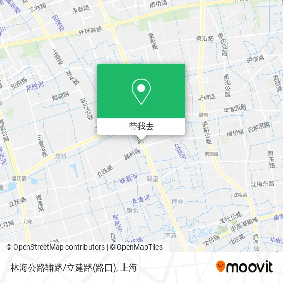 林海公路辅路/立建路(路口)地图