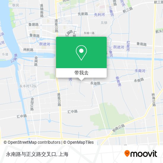 永南路与正义路交叉口地图