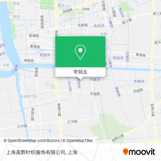 上海蒸辉针织服饰有限公司地图