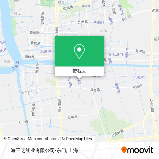 上海三芝线业有限公司-东门地图