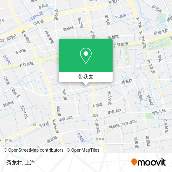 秀龙村地图