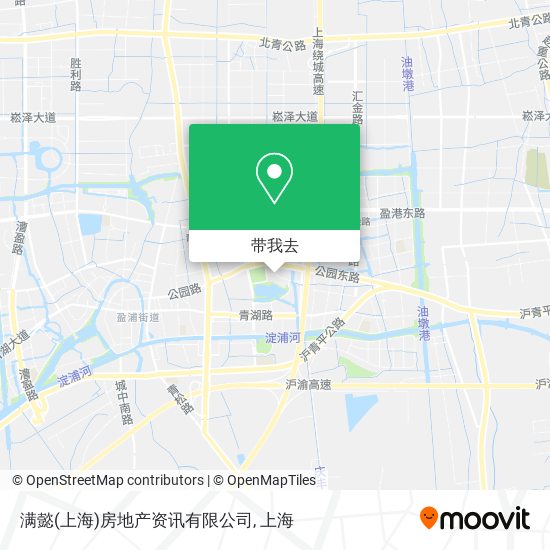 满懿(上海)房地产资讯有限公司地图