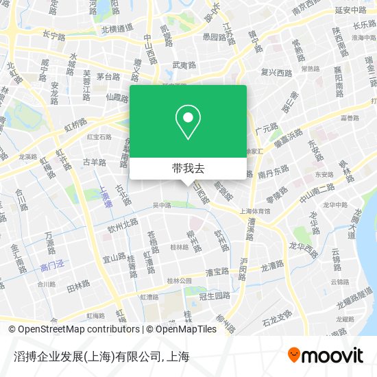 滔搏企业发展(上海)有限公司地图