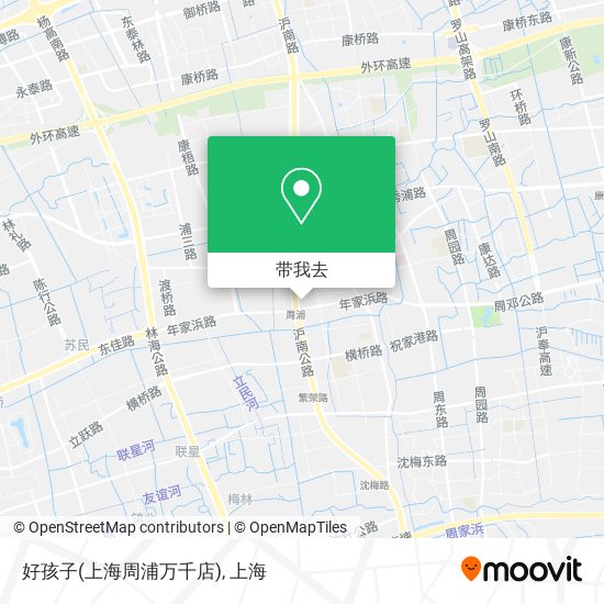 好孩子(上海周浦万千店)地图