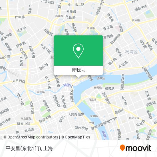 平安里(东北1门)地图
