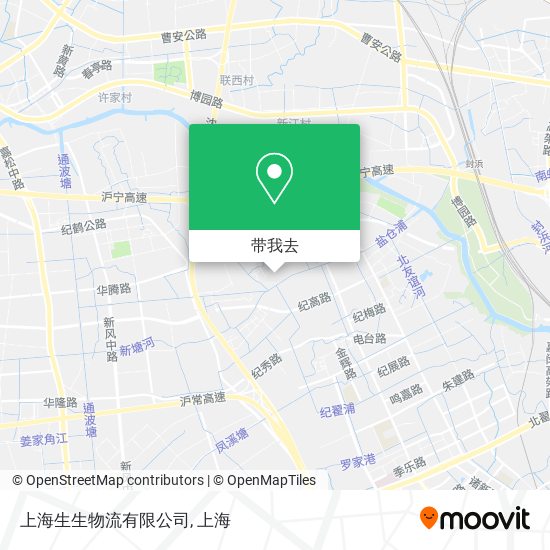 上海生生物流有限公司地图