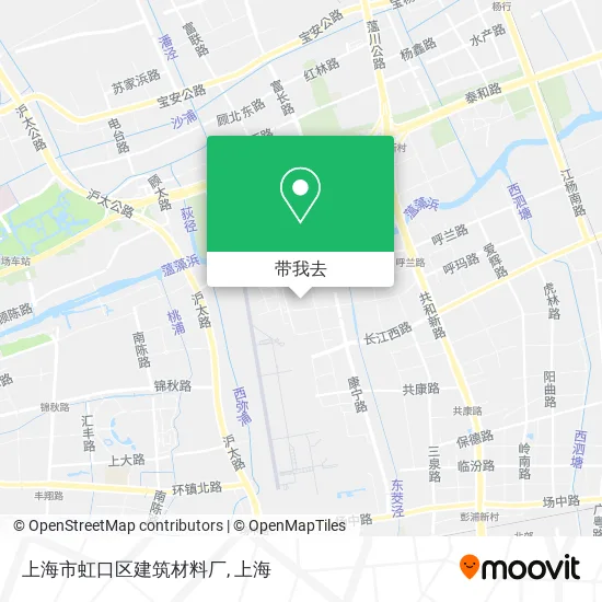 上海市虹口区建筑材料厂地图