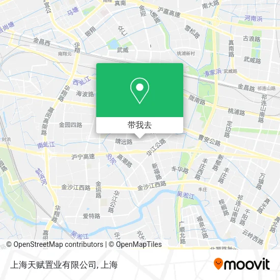 上海天赋置业有限公司地图