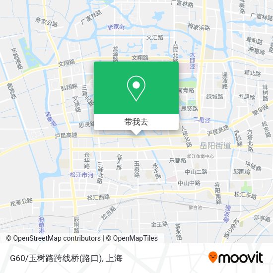 G60/玉树路跨线桥(路口)地图