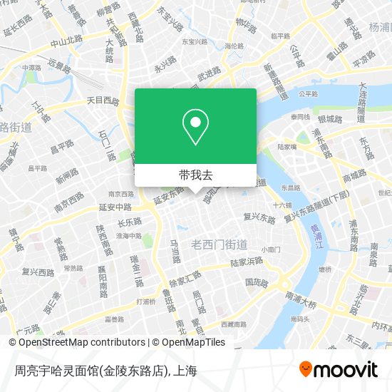 周亮宇哈灵面馆(金陵东路店)地图