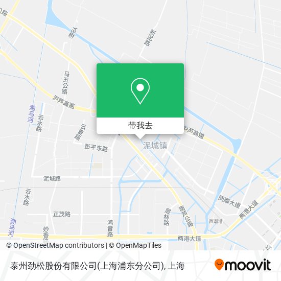 泰州劲松股份有限公司(上海浦东分公司)地图
