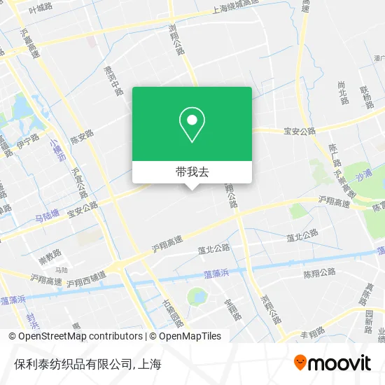 保利泰纺织品有限公司地图