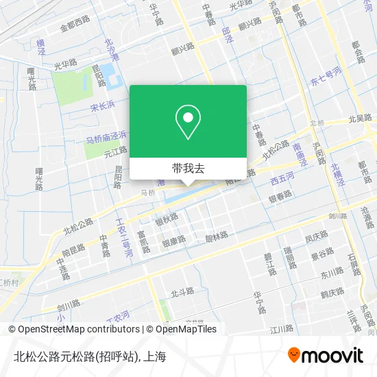 北松公路元松路(招呼站)地图