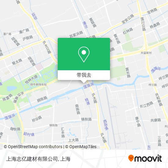 上海志亿建材有限公司地图