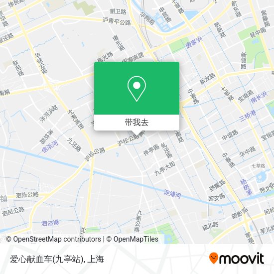 爱心献血车(九亭站)地图