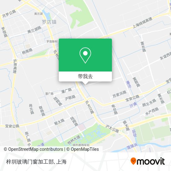 梓圳玻璃门窗加工部地图
