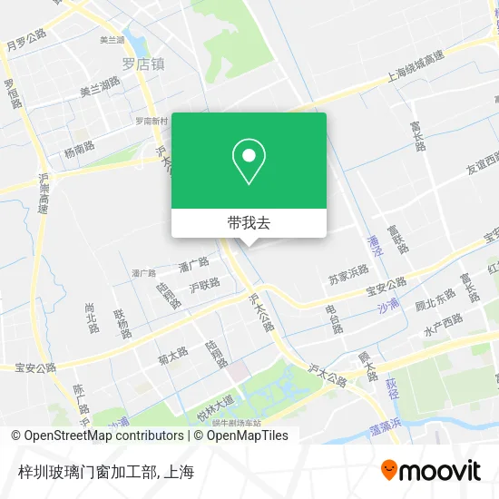 梓圳玻璃门窗加工部地图