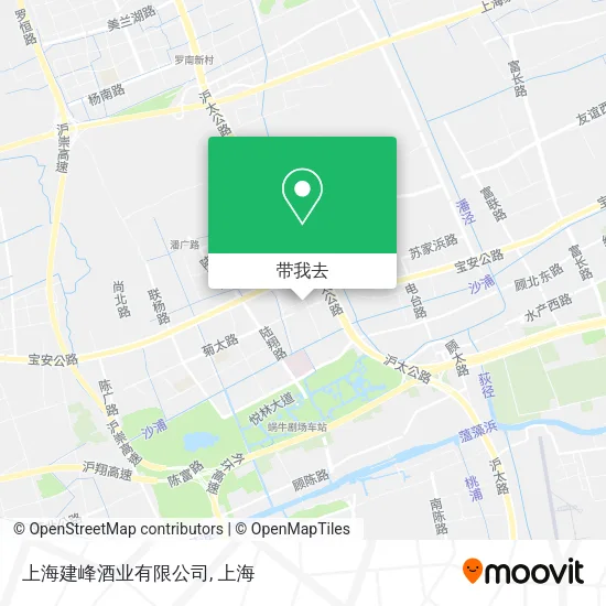 上海建峰酒业有限公司地图
