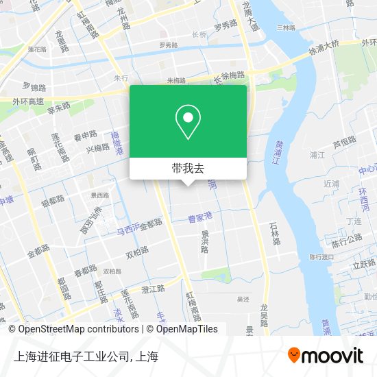 上海进征电子工业公司地图