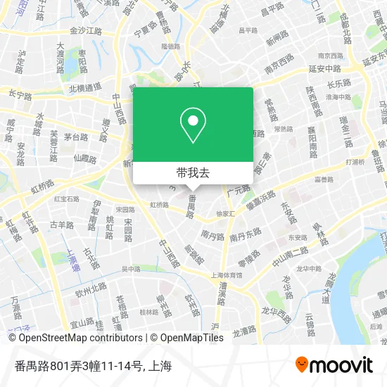 番禺路801弄3幢11-14号地图