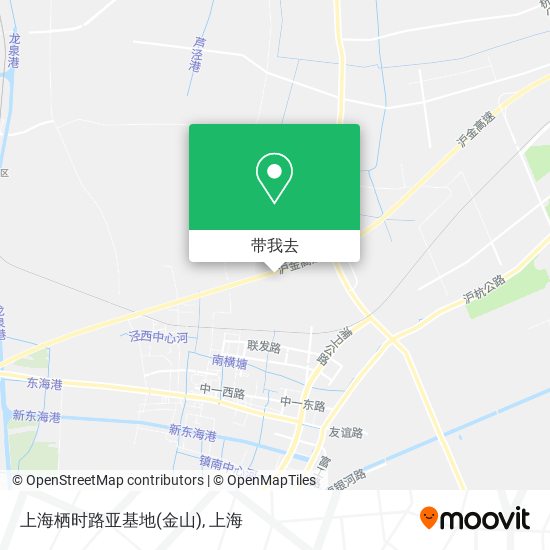 上海栖时路亚基地(金山)地图