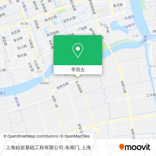 上海始岩基础工程有限公司-东南门地图