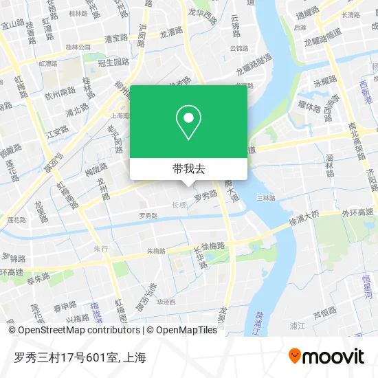 罗秀三村17号601室地图