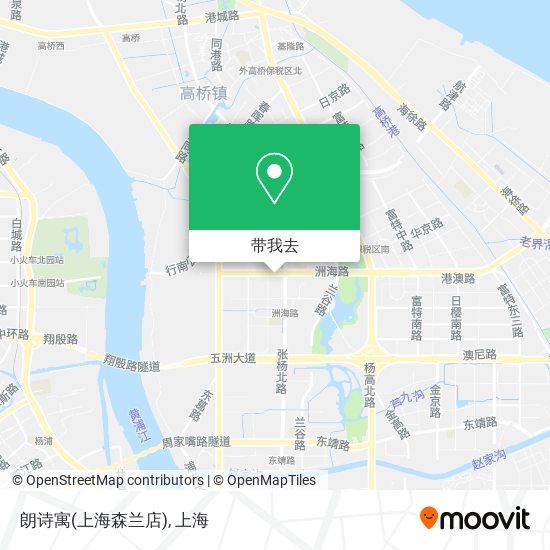 朗诗寓(上海森兰店)地图