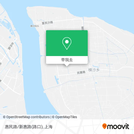 惠民路/新惠路(路口)地图
