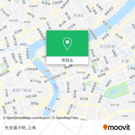 长安最小吃地图