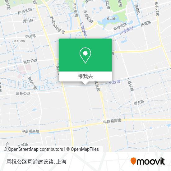 周祝公路周浦建设路地图