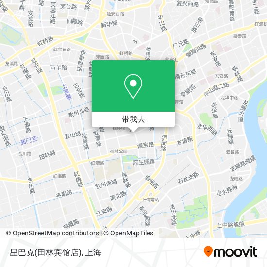 星巴克(田林宾馆店)地图