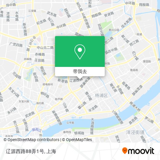 辽源西路88弄1号地图