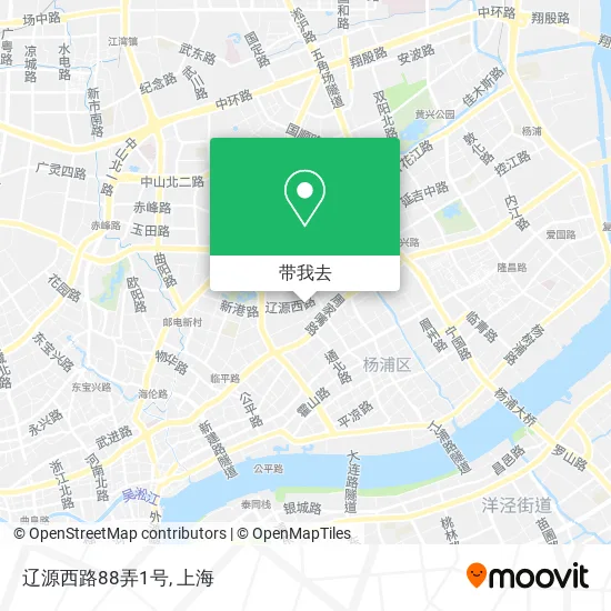 辽源西路88弄1号地图